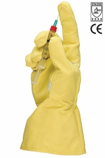 Full Coverage Aramid Cutand needle resistant glove